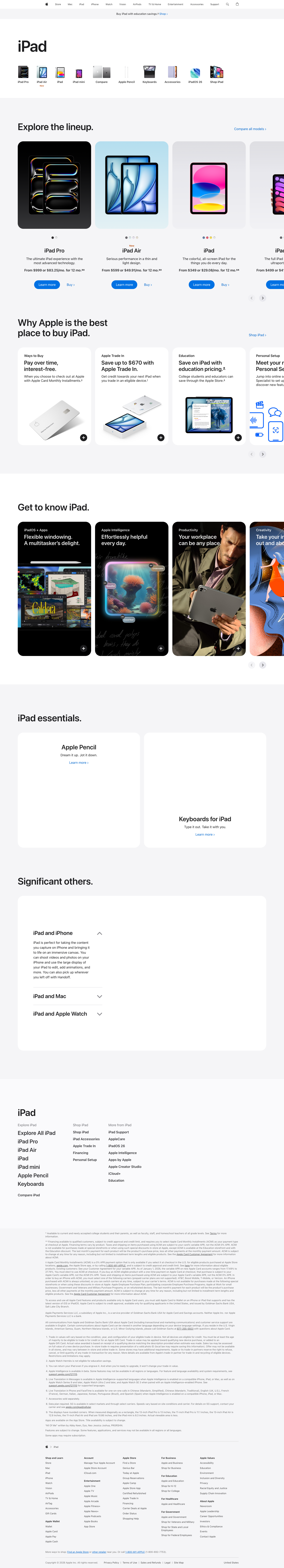 Apple 品类页